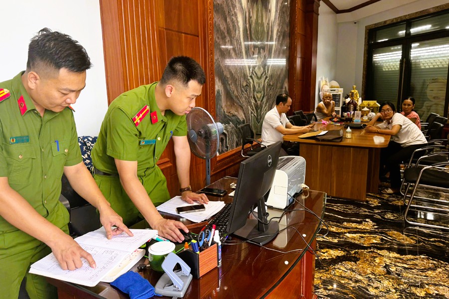 Công an Thanh Hóa thông tin khám nhà trùm giang hồ Ý