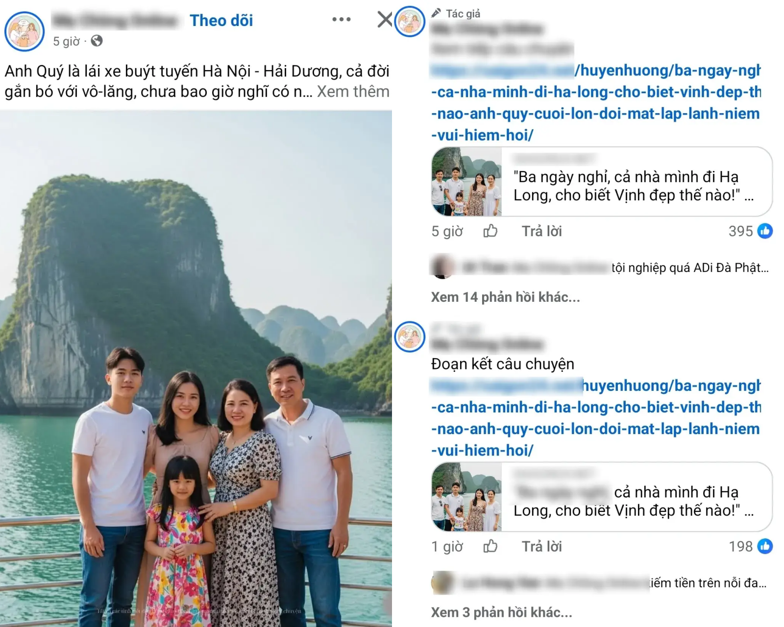 Phẫn nộ chiêu trò dùng AI bịa chuyện thương tâm, tạo ảnh giả mạo để câu tương tác từ vụ lật tàu ở Hạ Long- Ảnh 1.