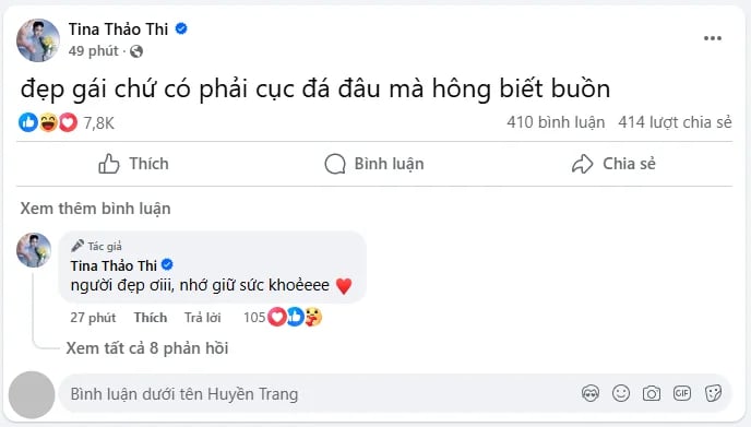 Câu nói lạ của Tina Thảo Thi khi “tái xuất” sau vụ bị cho vào blacklist- Ảnh 1.