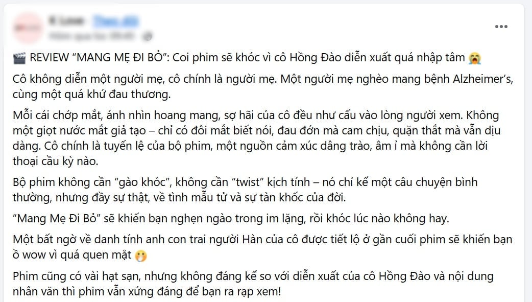 MXH tranh cãi không dứt vì phim Việt top 1 phòng vé: Người khóc đến “váng đầu”, người xem xong uất ức cả đêm- Ảnh 3.