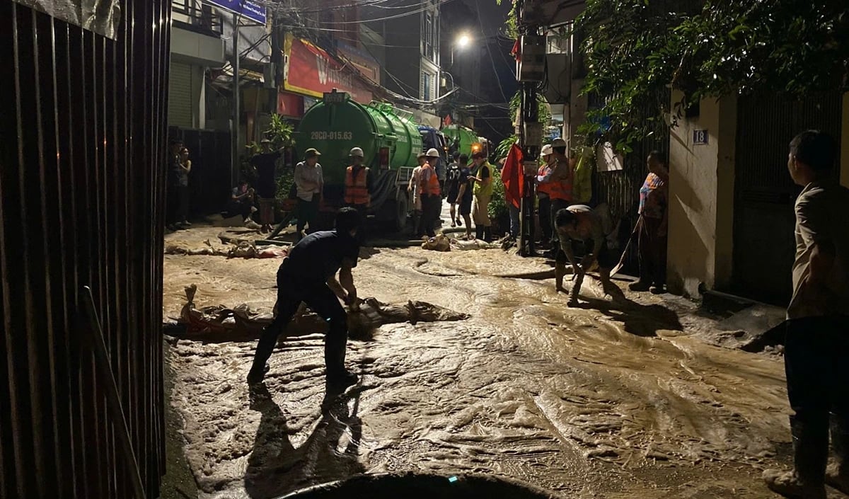 dung dich bun nhao, bot khi phun trao o nui truc, ha noi hinh anh 1