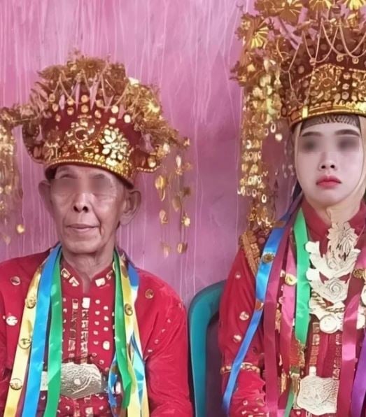 Cô gái 27 tuổi cưới ông lão 73 tuổi, ngỡ ngàng với hoàn cảnh chú rể- Ảnh 1.
