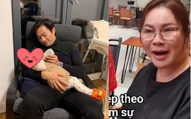 Vợ Quý Bình bật khóc: