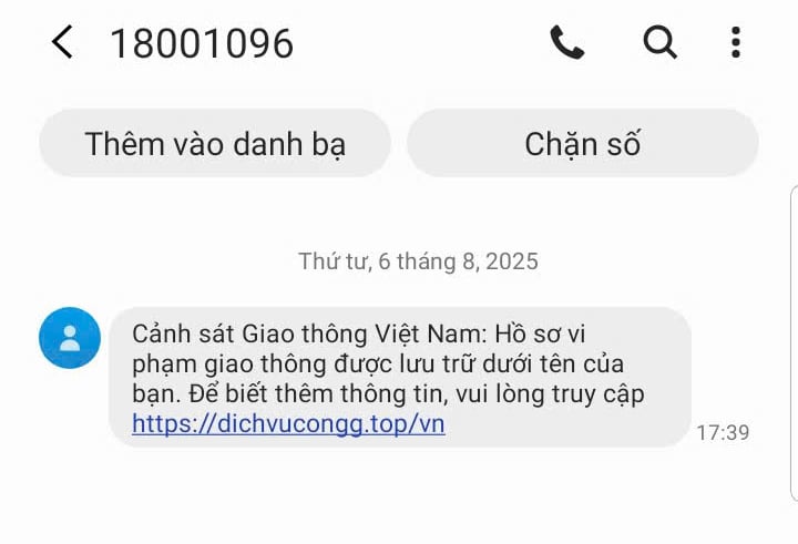 Cảnh giác chiêu lừa đảo nộp phạt giao thông qua Cổng Dịch vụ công Quốc gia giả - Ảnh 2.