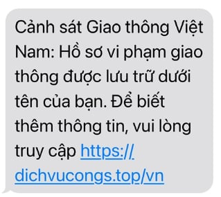 Bắt giữ đối tượng dùng trạm BTS giả phát tán tin nhắn lừa đảo nộp phạt vi phạm giao thông- Ảnh 1.