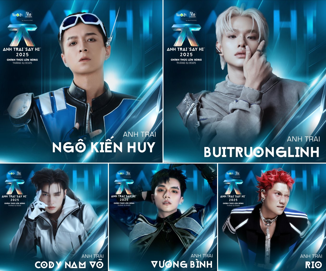 Công bố 5 Anh Trai Say Hi mùa 2: