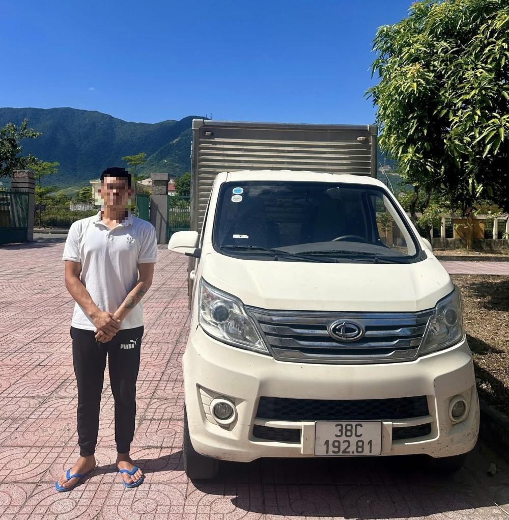 Bắt nam thanh niêm 20 tuổi trộm xe tải rồi đưa từ Hà Tĩnh vào Lâm Đồng- Ảnh 1.