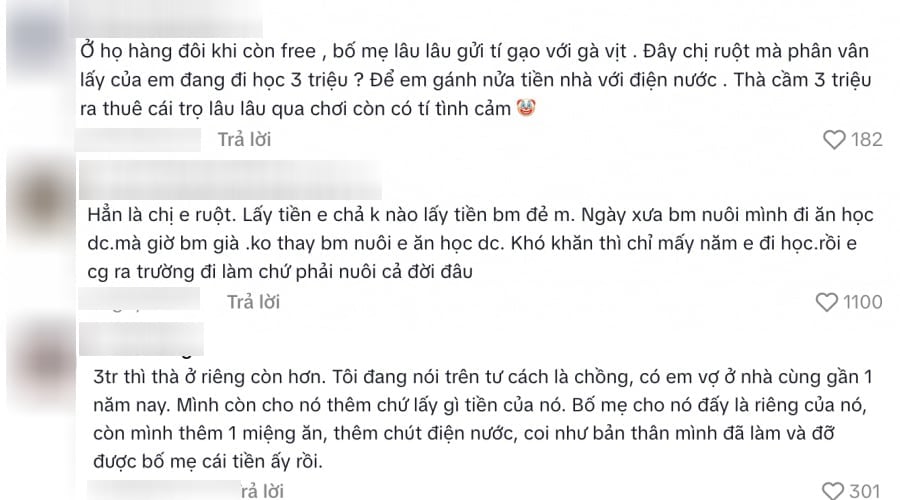 Hai vợ chồng ở Hà Nội thu của em trai 3 triệu/tháng khi ở cùng: Tình thân có cần rạch ròi như vậy, câu chuyện khiến MXH dậy sóng- Ảnh 3.