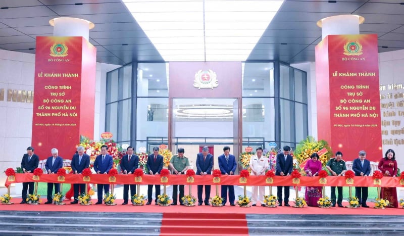 Tổng Bí thư Tô Lâm dự, cắt băng khánh thành Trụ sở Bộ Công an -0