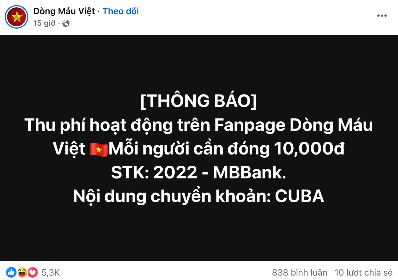 Trend “thu phí hoạt động” của loạt hội nhóm Facebook ủng hộ nhân dân Cuba: Xứng đáng viral hơn nữa!- Ảnh 1.