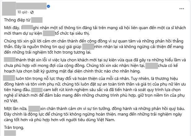 Sau lời xin lỗi lúc nửa đêm về vụ việc Negav, nhãn hàng dành cho phụ nữ lên tiếp 