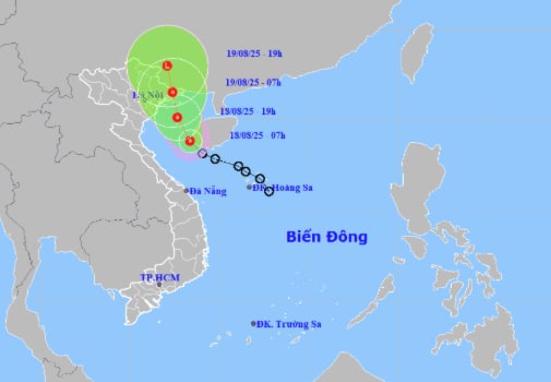 Điểm danh những nơi có mưa rất to hôm nay do ảnh hưởng của áp thấp nhiệt đới - Ảnh 1.