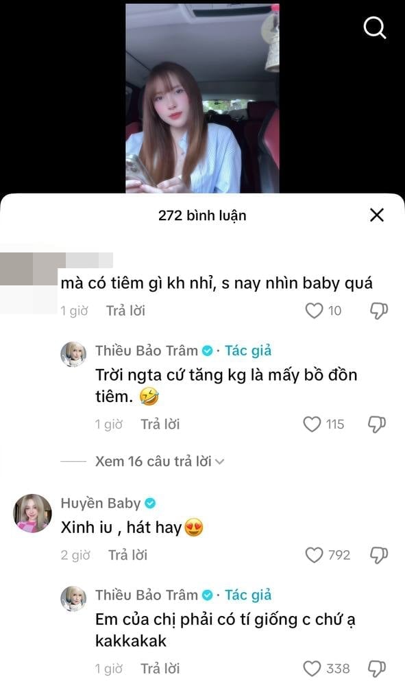 Thiều Bảo Trâm bị biến chứng hậu 