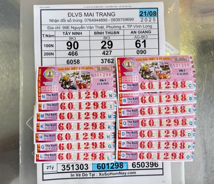 Được người bán dạo dúi cho 2 tờ vé số, người phụ nữ đem đi dò: Kết quả ngỡ ngàng - Ảnh 2.