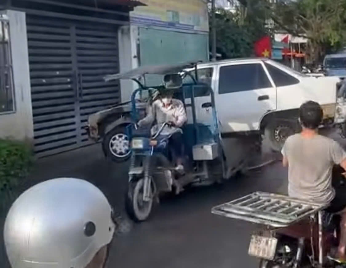 Thông tin mới vụ xe ba gác