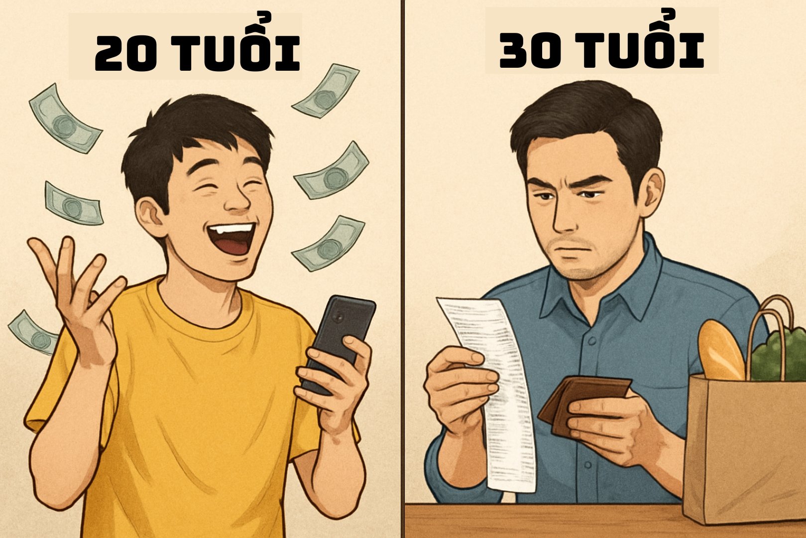 Tiền bạc là thước đo độ trưởng thành của đàn ông?- Ảnh 1.