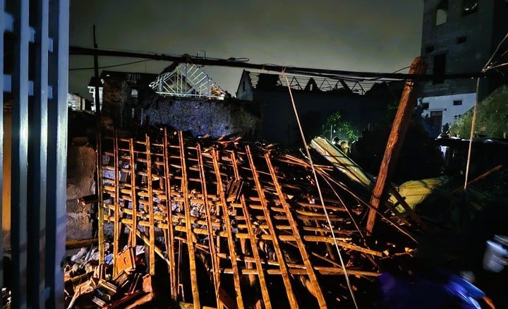 Giông lốc kinh hoàng ở Ninh Bình, 1 người chết, hàng trăm nhà dân bị ảnh hưởng- Ảnh 6.
