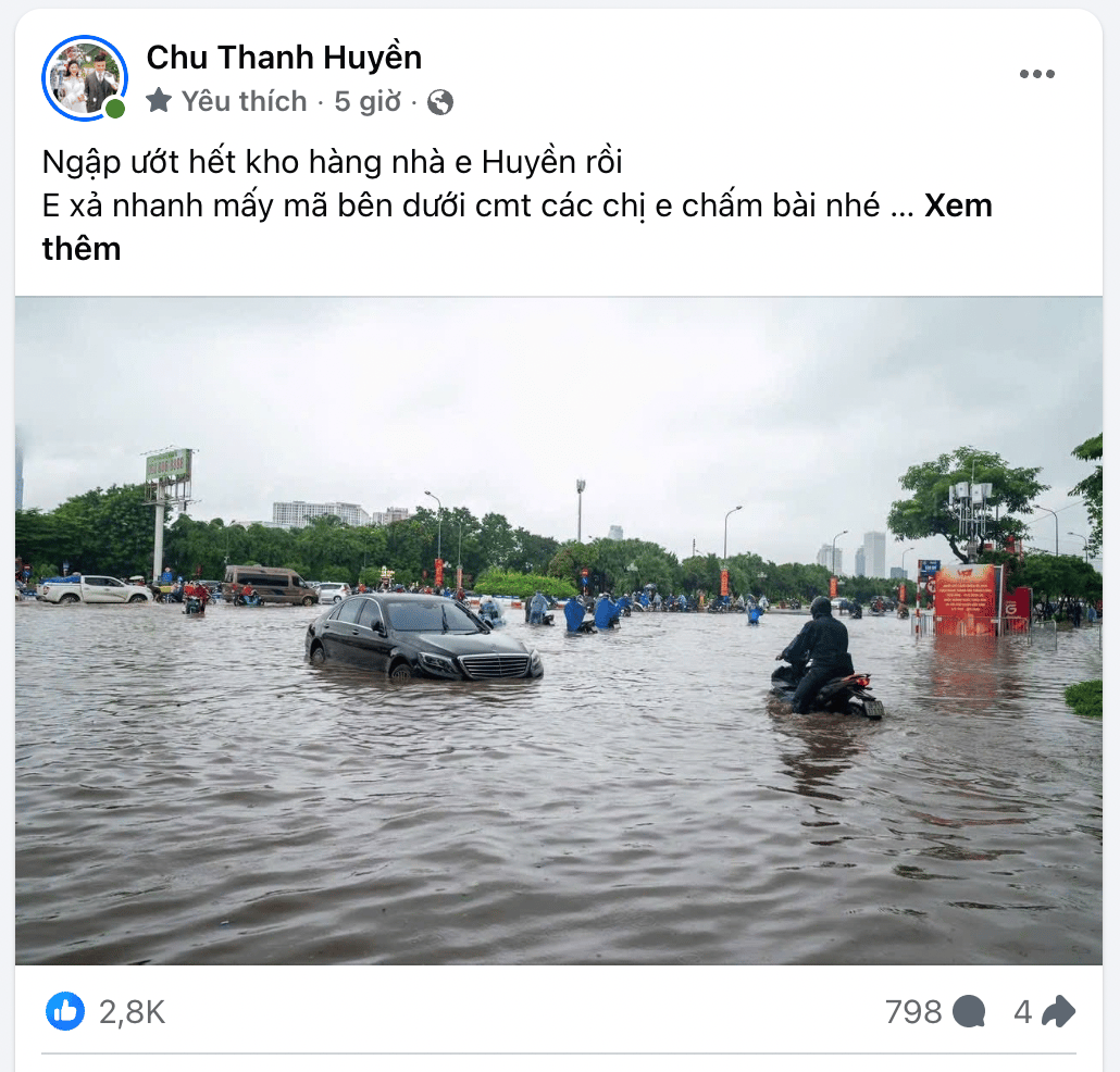 Chu Thanh Huyền bị tố “nhận vơ” ảnh kho hàng ngập nước trên mạng để xả hàng, gấp rút làm 1 việc khi bị phát giác- Ảnh 5.