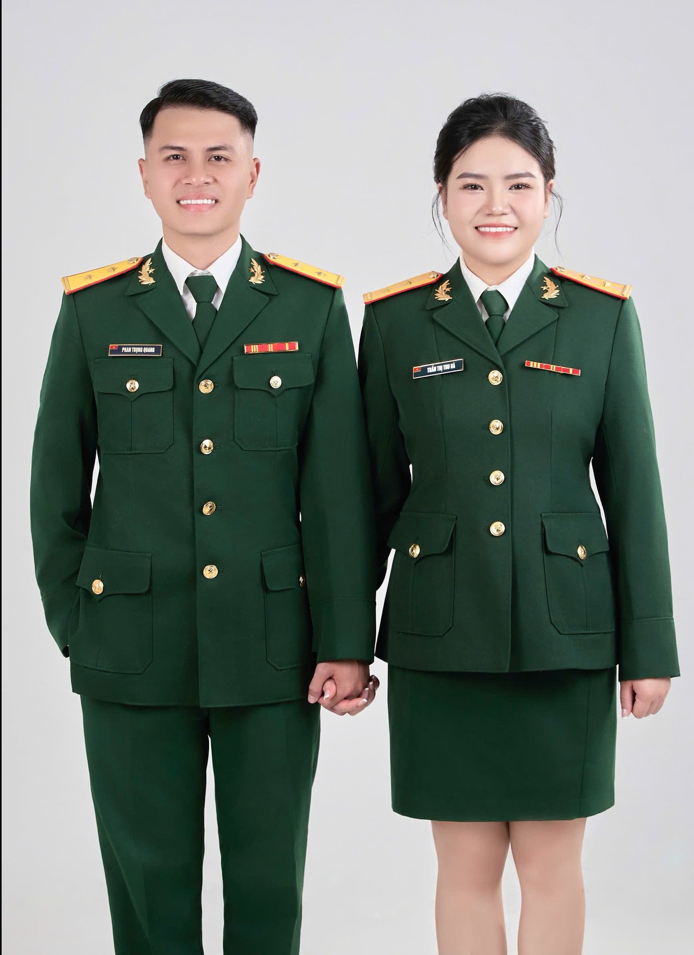 Hai chị em ruột sánh vai trong đội hình diễu binh, diễu hành - Ảnh 3.