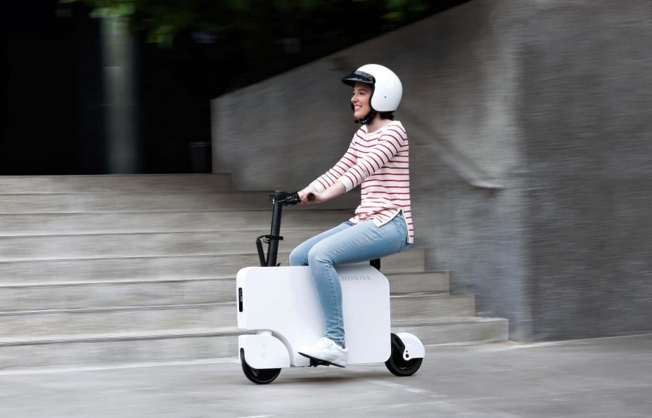 Mẫu xe điện từng gây bão của Honda: Gấp gọn như vali, giá 25 triệu đồng- Ảnh 4.