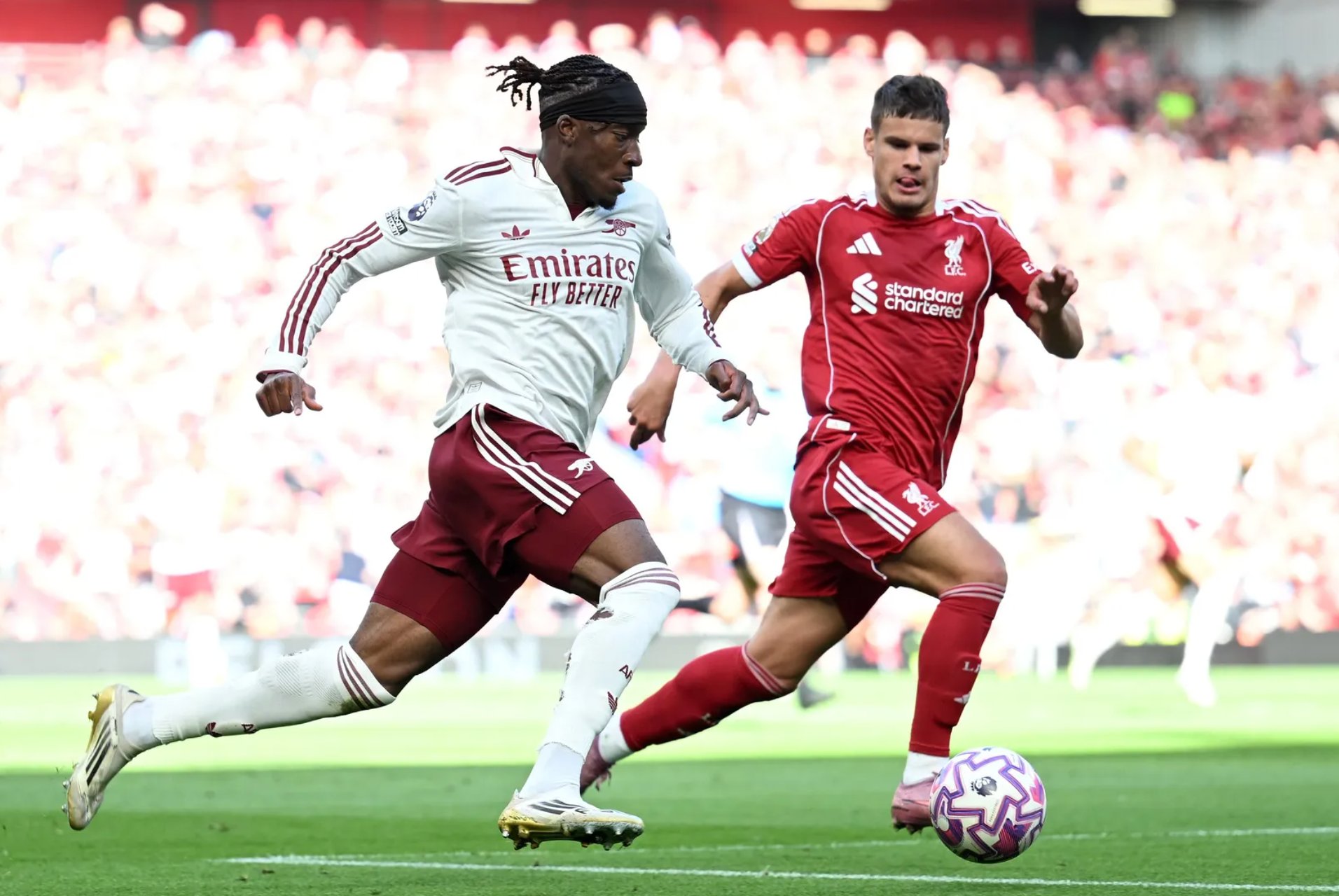 Szoboszlai ghi bàn siêu đỉnh, Liverpool hạ Arsenal đại chiến nước Anh - Ảnh 1.