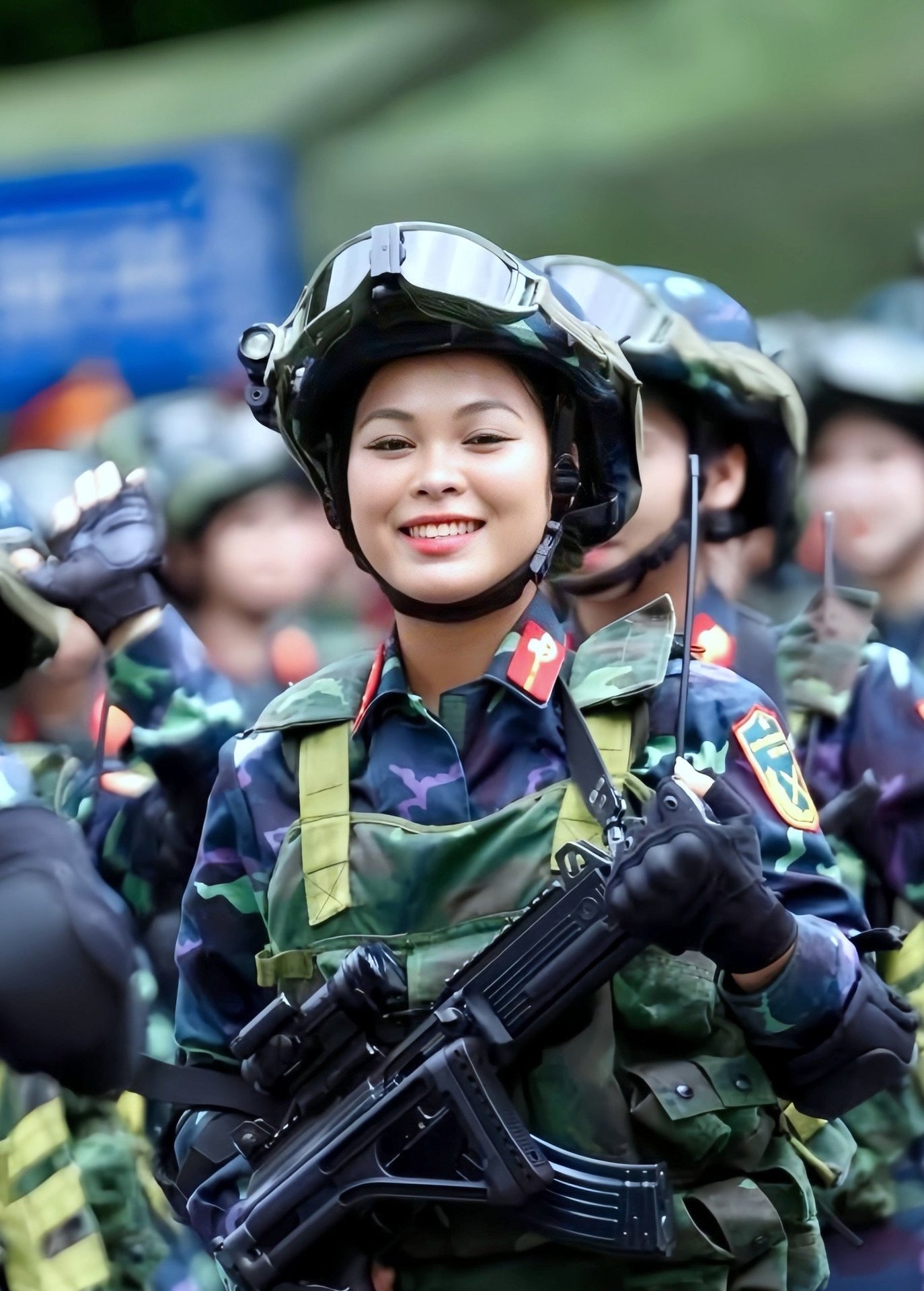 Bóng hồng gen Z tài sắc của Khối nữ chiến sĩ Biệt động- Ảnh 1.