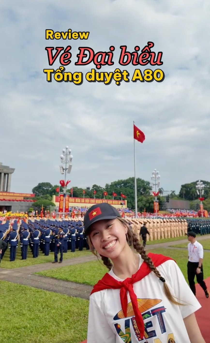 Cô gái SN 2002 nhận vé Đại biểu, bay gấp từ Mỹ về và ra lăng Bác xem trọn những điều chưa từng thấy- Ảnh 1.