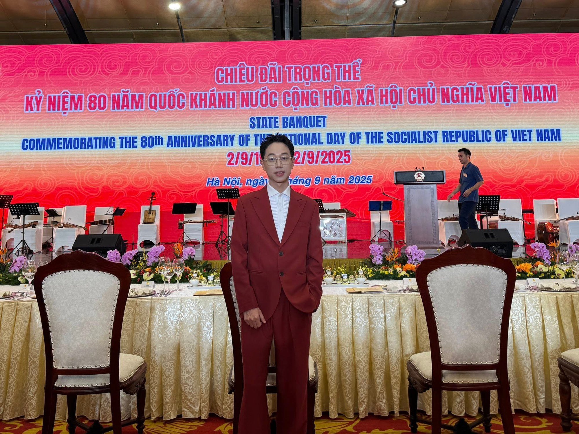 Hoa hậu Thanh Thủy - Phương Mỹ Chi và dàn sao dự tiệc chiêu đãi trọng thể kỷ niệm 80 năm Quốc khánh 2/9- Ảnh 6.