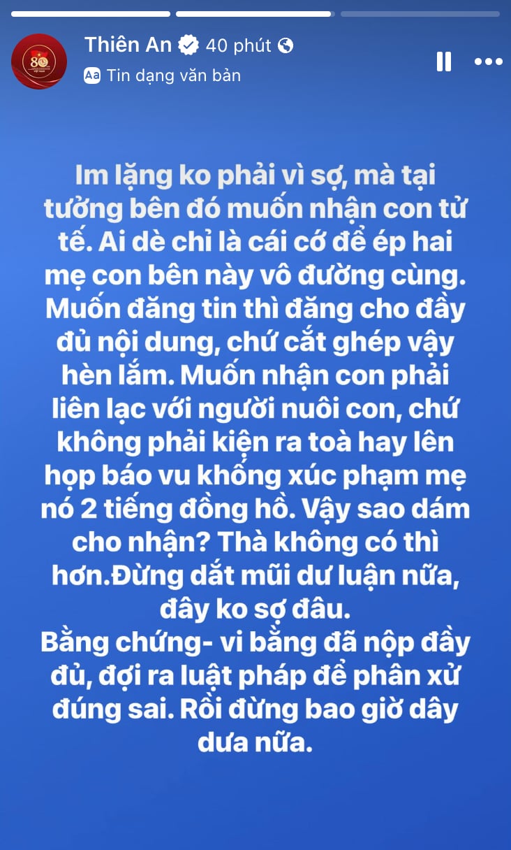 Lí do thực sự Thiên An lên tiếng dồn dập về lùm xùm với Jack ngay lúc này?- Ảnh 2.
