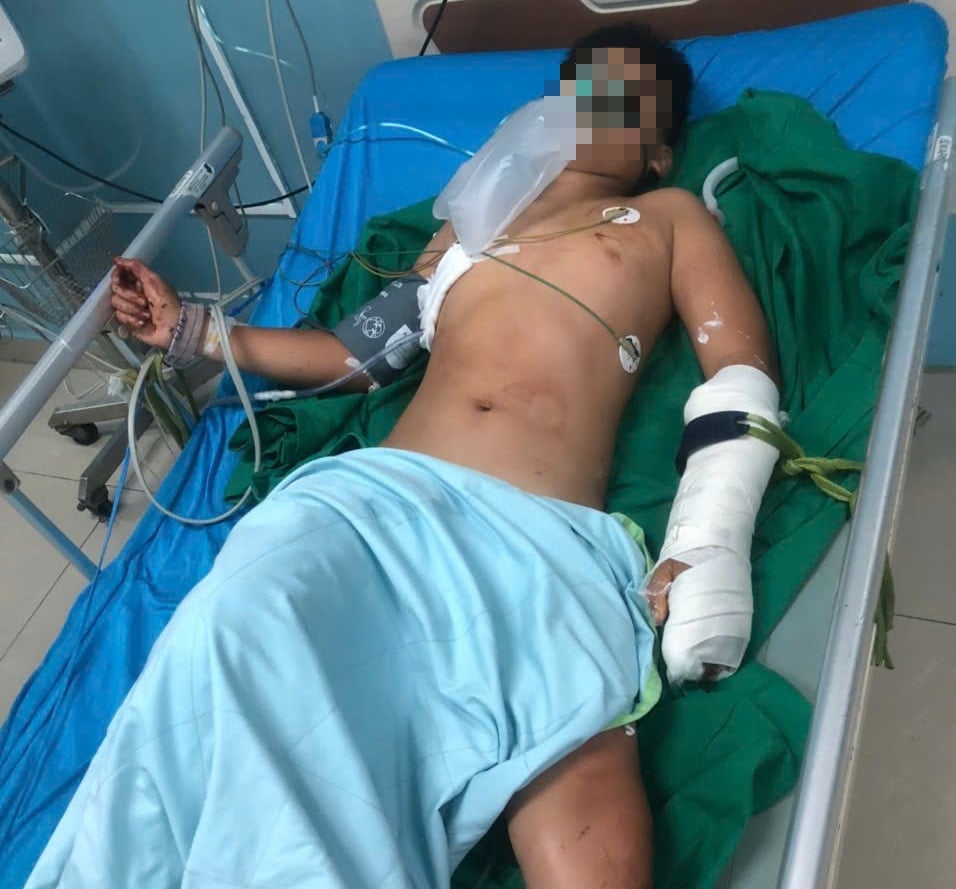 Vụ thảm án Đắk Lắk: Cháu trai 13 tuổi thoát chết kỳ diệu Sau khi bị đâm - Ảnh 1.