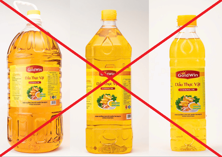 Dầu ăn giả, kém chất lượng nhãn hiệu Goldwin Cooking Oil, công an phát đi thông báo khẩn- Ảnh 1.