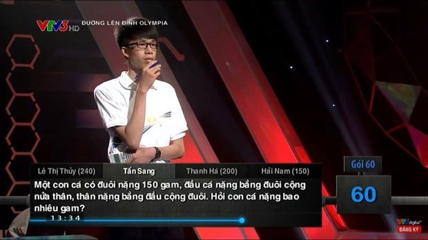 Bài toán đánh bại bốn thí sinh Olympia, nhìn cách giải mà choáng- Ảnh 1.