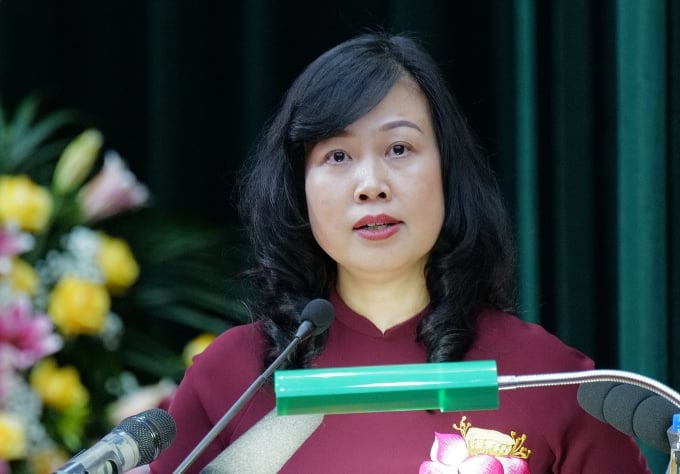 Bộ trưởng Y tế Đào Hồng Lan. Ảnh: Ngọc Thành