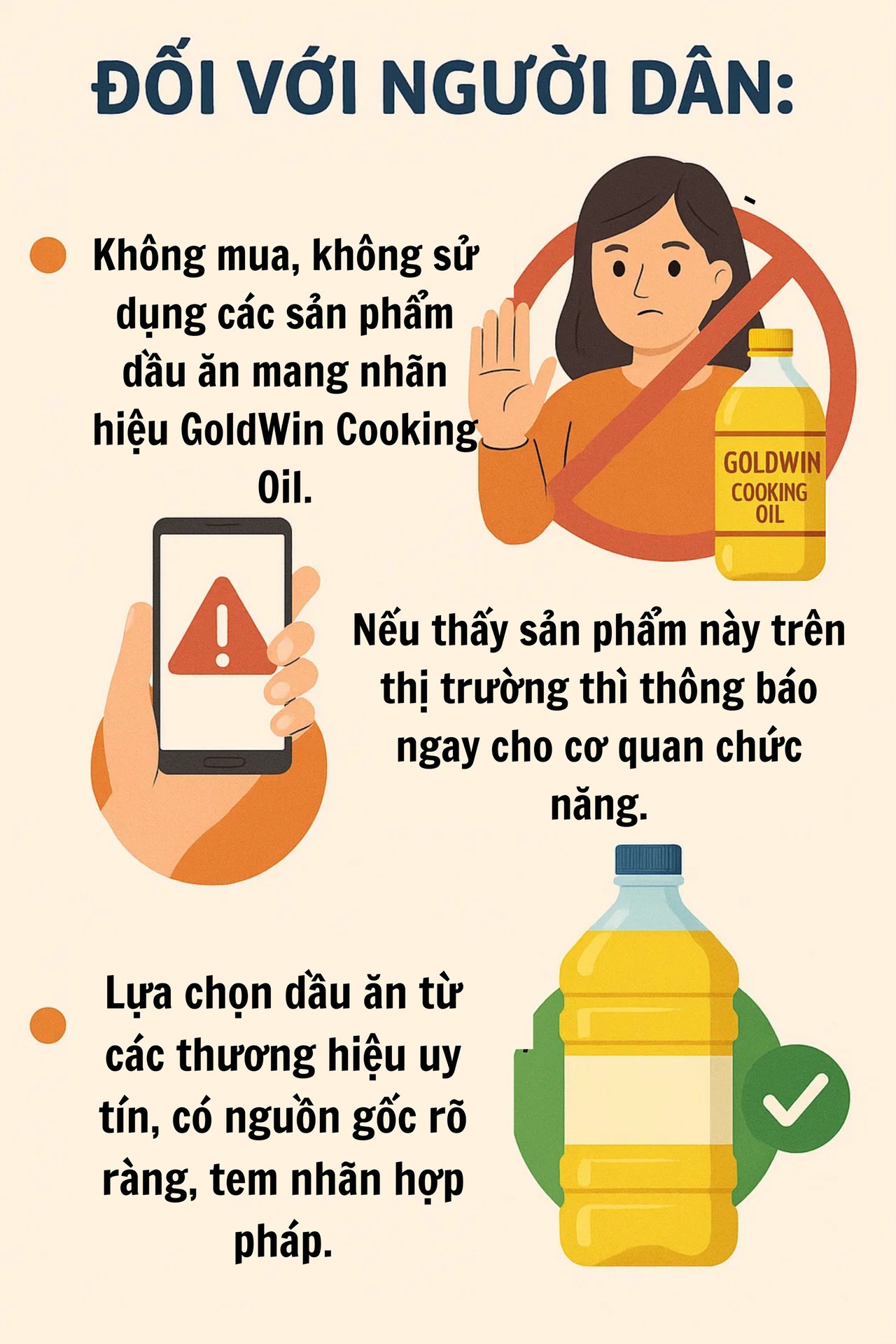 Công an cảnh báo khẩn về một nhãn hiệu dầu ăn tới tất cả người dân- Ảnh 3.