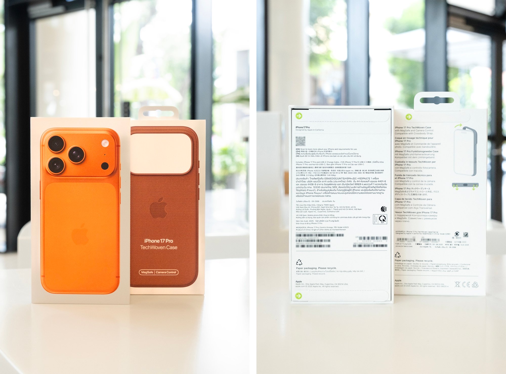 Đây là ảnh thực tế iPhone 17 Pro đang 