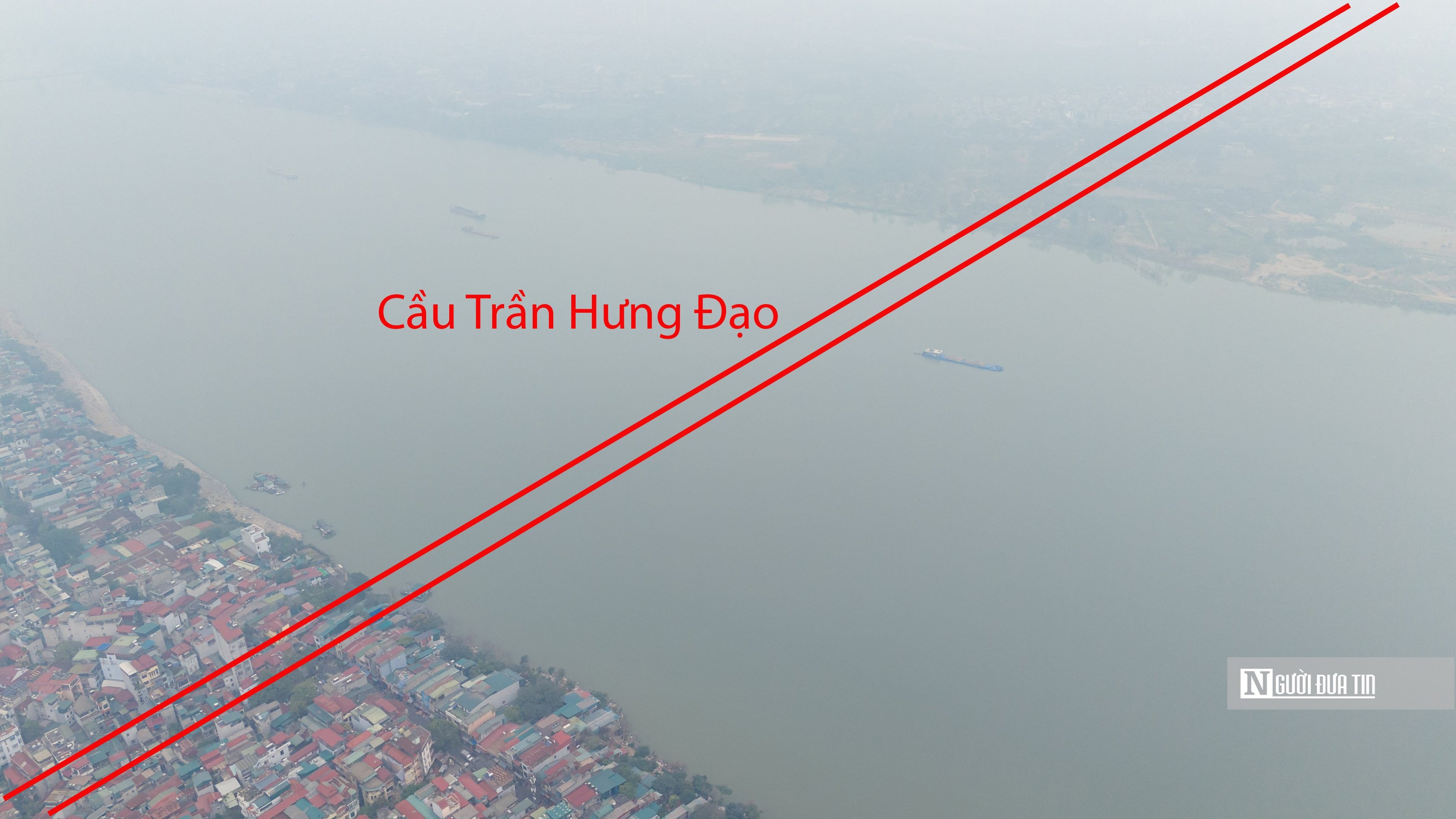Hà Nội đổi hơn 630ha để làm cầu Trần Hưng Đạo- Ảnh 1.