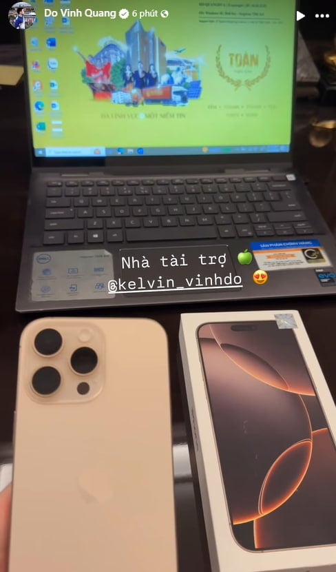 Phó tổng Đỗ Quang Vinh choáng vì iPhone 17 Pro Max: