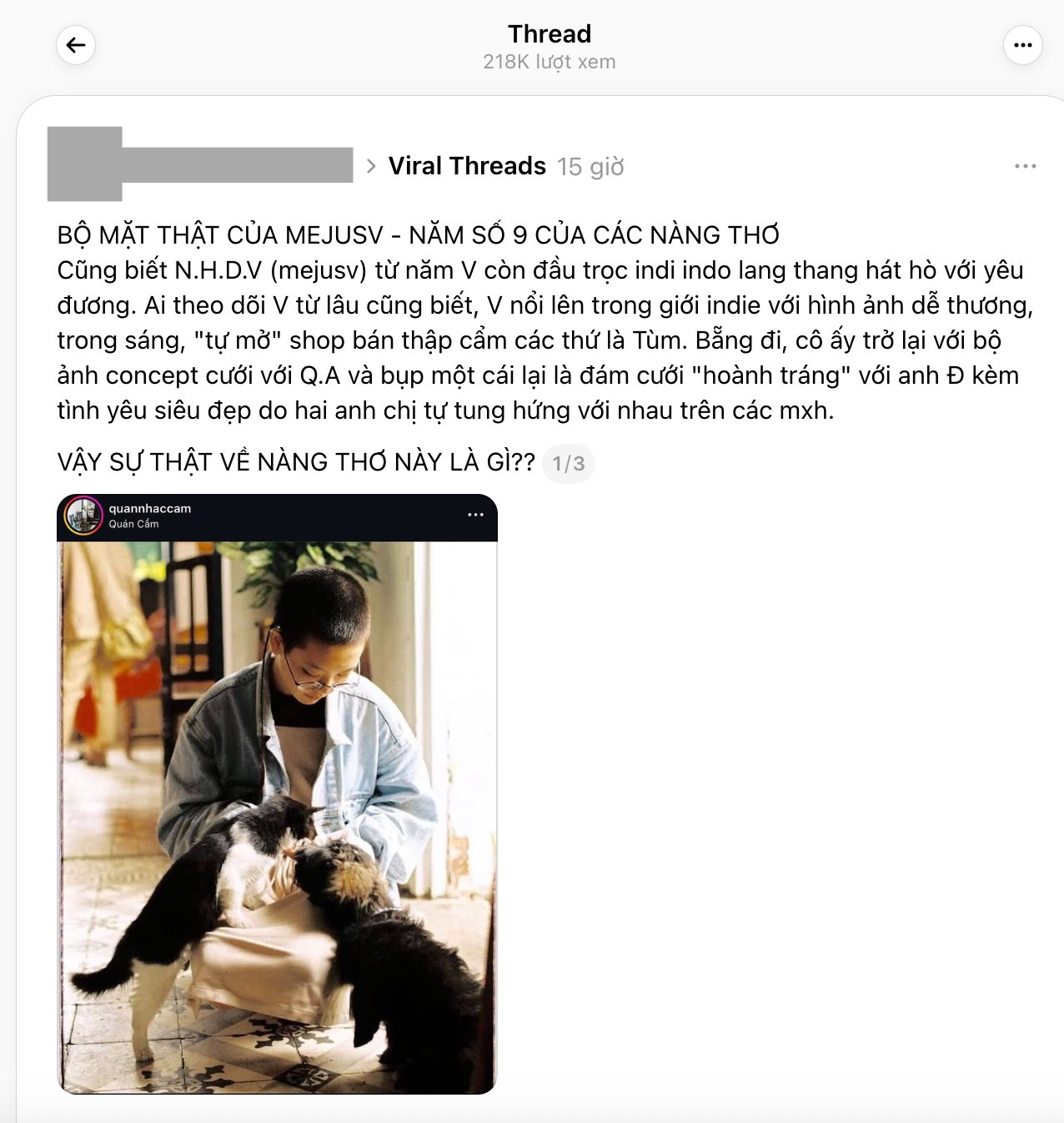 Lý do Nguyễn Hoàng Diệu Vy (Mejusv) - founder có tiếng ở Hà Nội bị bóc 
