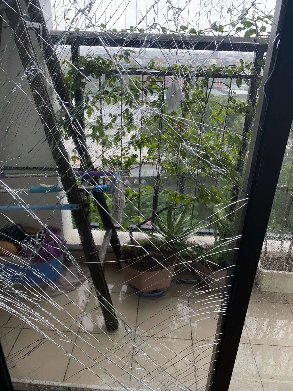 Hình ảnh đĩa mây đen khổng lồ cuồn cuộn trên bầu trời ở Hà Nội - 3