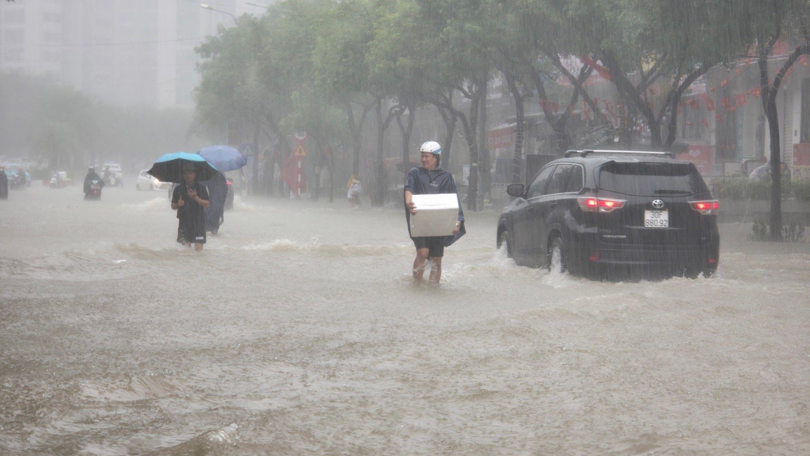 Mưa tầm tã không ngớt, 