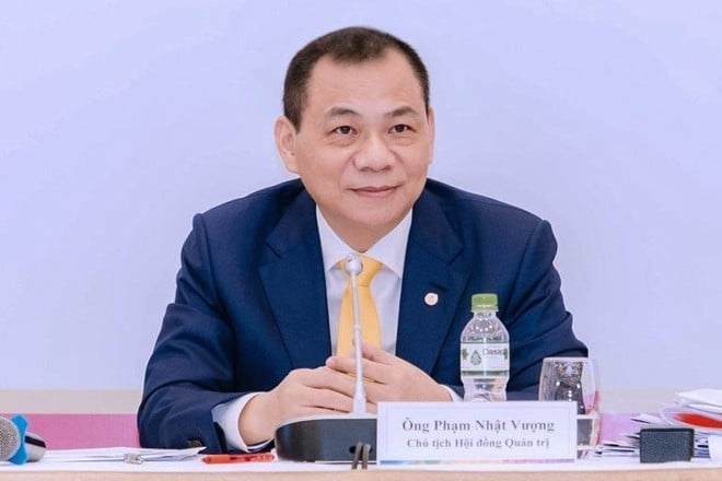 Tỷ phú Phạm Nhật Vượng, Chủ tịch Tập đoàn Vingroup. Ảnh: VIC