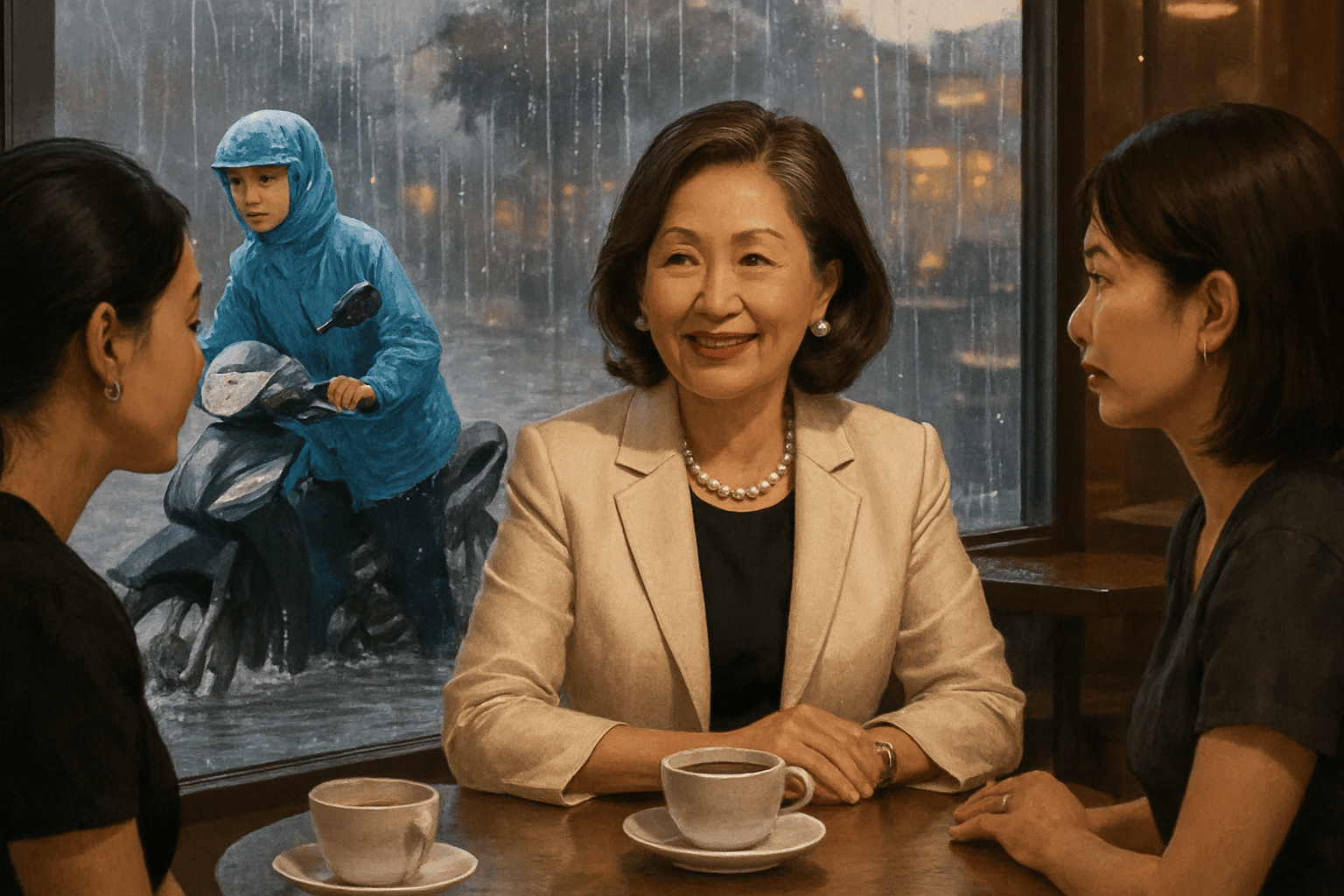 Ngồi quán cafe thấy con dâu bì bõm lội nước, mẹ chồng làm một việc khiến nàng dâu rơi nước mắt- Ảnh 1.
