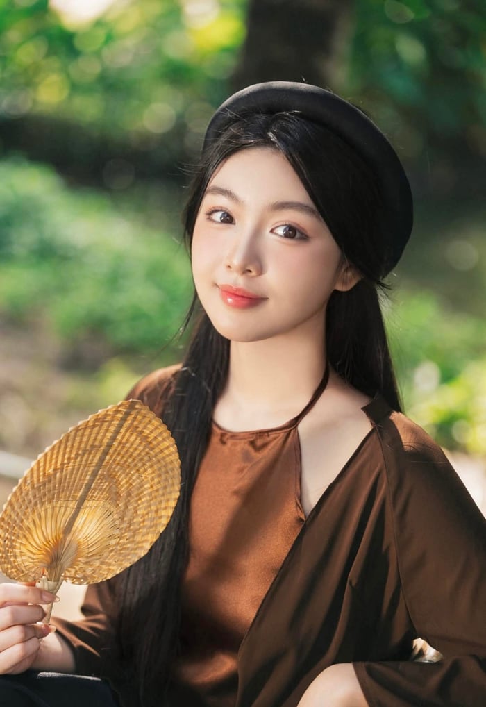 Con gái Quyền Linh sở hữu nhan sắc cùng nhiều tài lẻ khiến nhiều người trầm trồ. (Ảnh: FBNV)