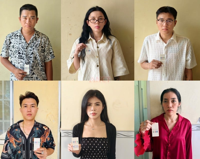 Bắt quả tang 9 con nghiện đang “phê” hàng đá -0