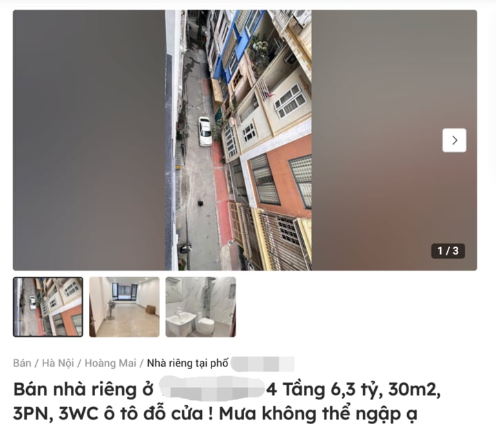 Giữa mùa mưa bão, môi giới đua nhau quảng cáo bán nhà 'không ngập lụt' - Ảnh 1.