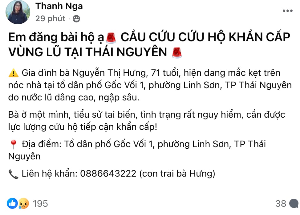 Những tiếng kêu cứu giữa ngập lụt kinh hoàng tại Thái Nguyên - Ảnh 4.