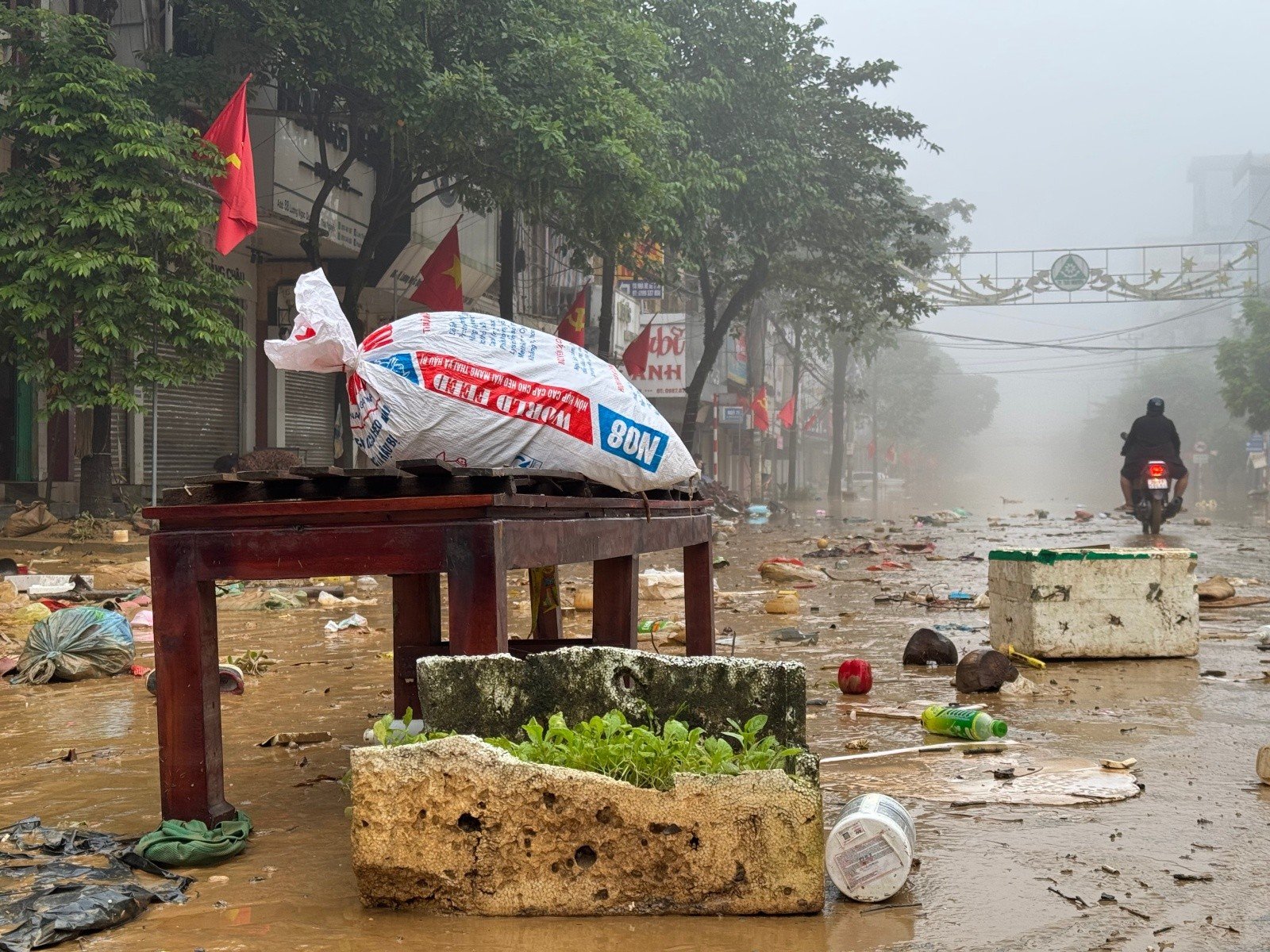 Lũ rút, Thái Nguyên hiện lên với một khung cảnh tan hoang đến xót xa- Ảnh 2.