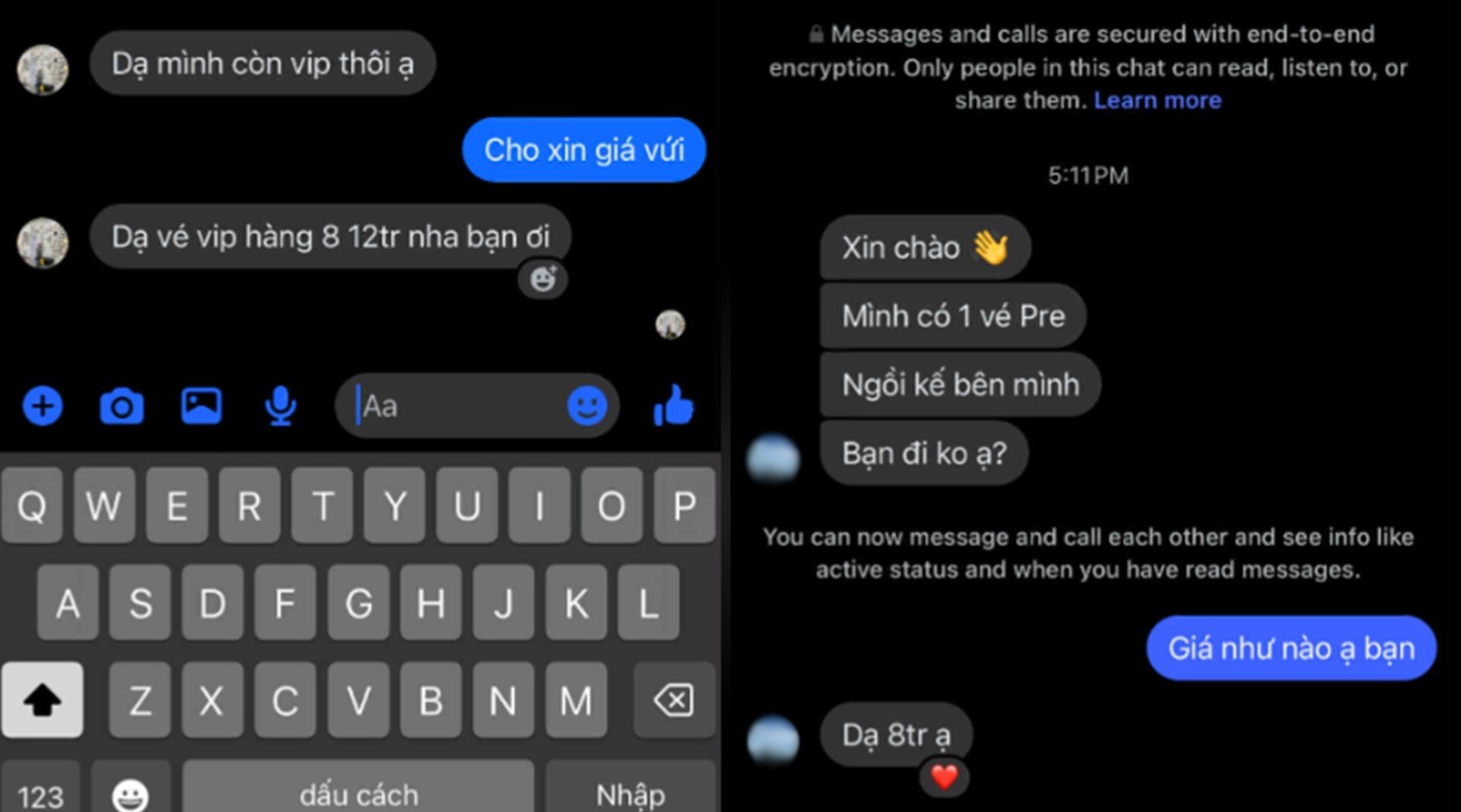 Vé VVIP bị đôn lên 100 triệu,