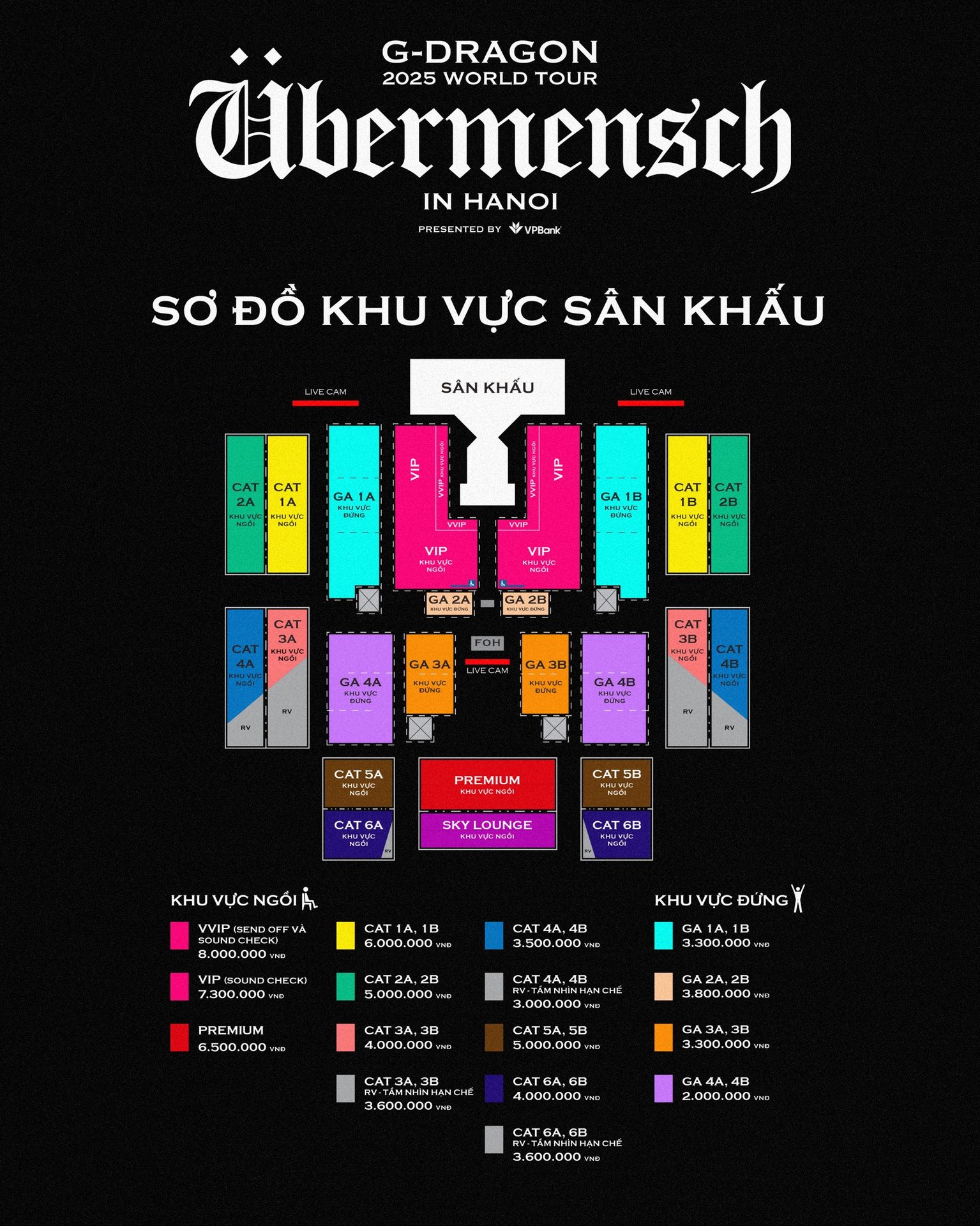 Vé VVIP bị đôn lên 100 triệu,