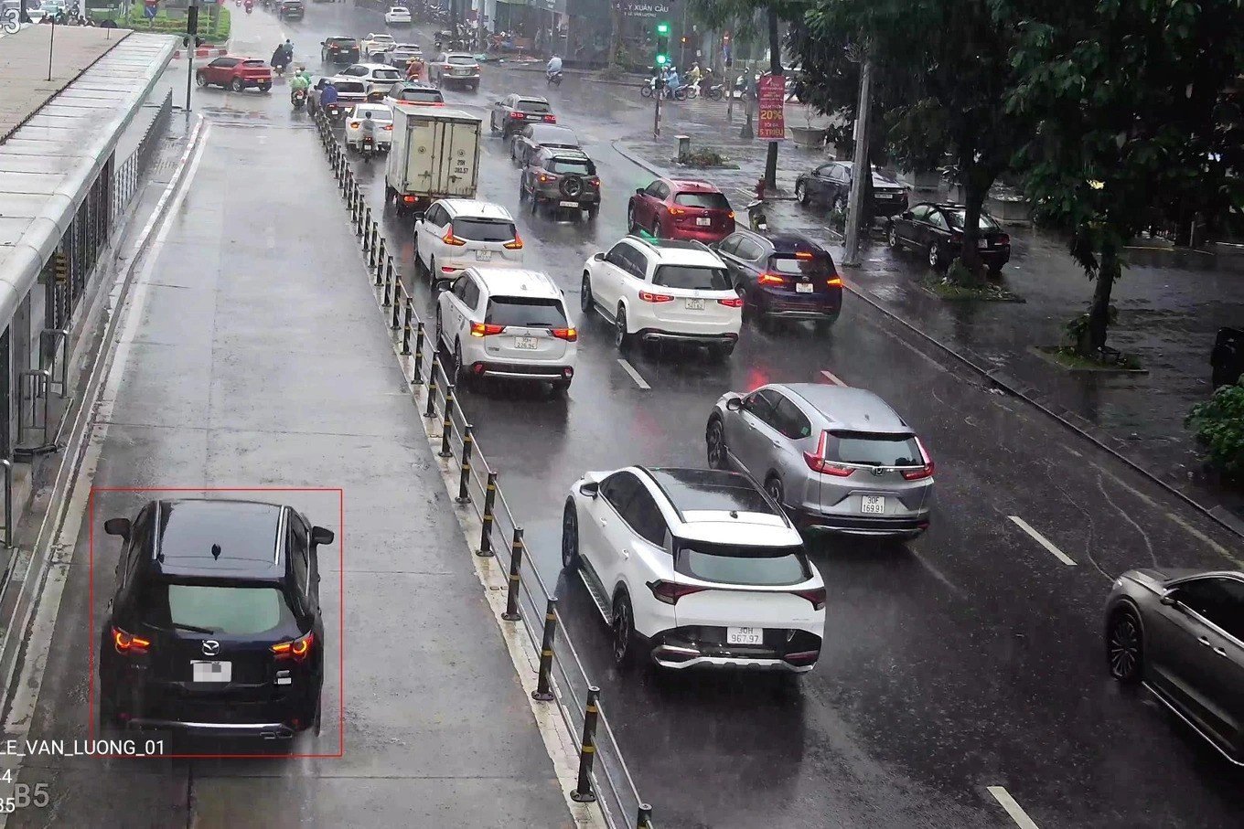 Hệ thống camera AI ghi nhận 3 . 700 Vi phạm giao thông tại Hà Nội - Ảnh 1.